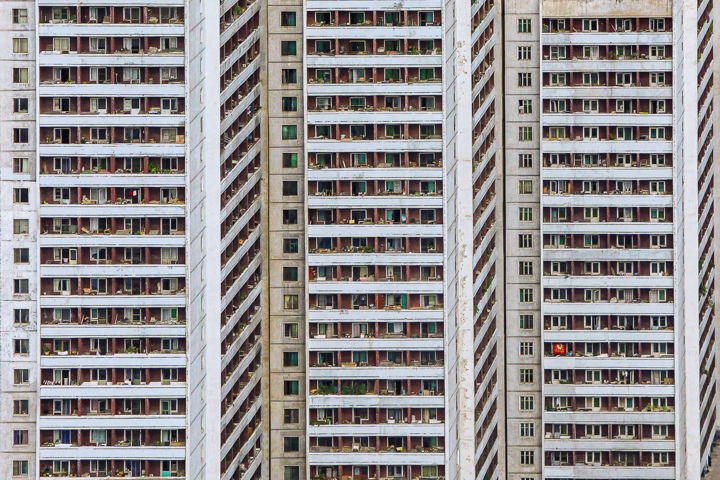 摄影 标题为“Pyiongyang towers” 由Alban Luherne, 原创艺术品, 非操纵摄影