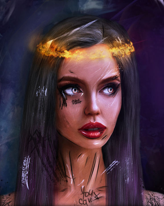 "FANATIC" başlıklı Dijital Sanat Andrey Potlog tarafından, Orijinal sanat, 2D Dijital Çalışma