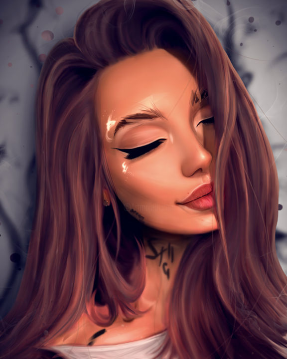 "SONYA" başlıklı Dijital Sanat Andrey Potlog tarafından, Orijinal sanat, 2D Dijital Çalışma