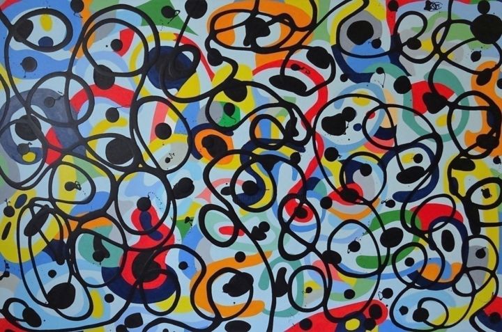 Crossing the Rubicon 绘画, 48x72 in