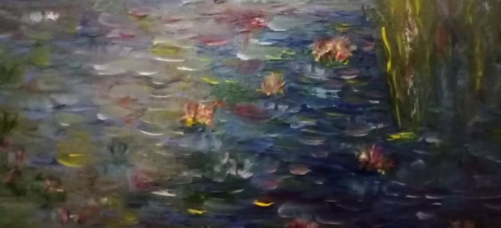 Painting titled "SI TU SAVAIS AVANT" by Marie, Original Artwork, Oil