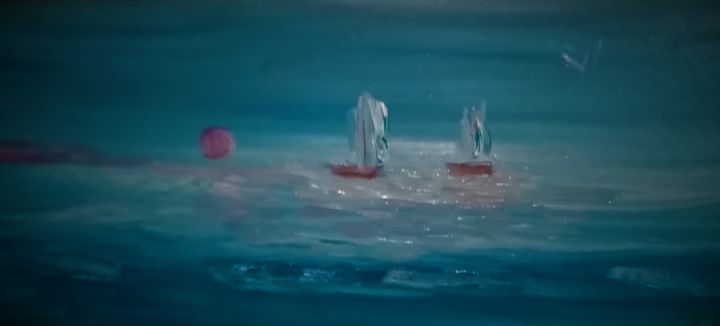 Painting titled "APRES TOI PLUS RIEN" by Marie, Original Artwork, Oil