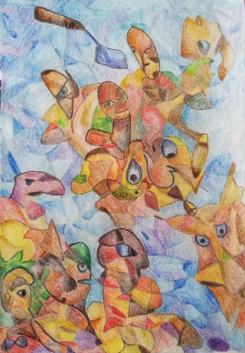 Disgregazione 图画, 7.9x5.9 in