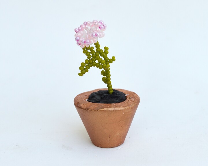 Miniature potted flower O195 设计
