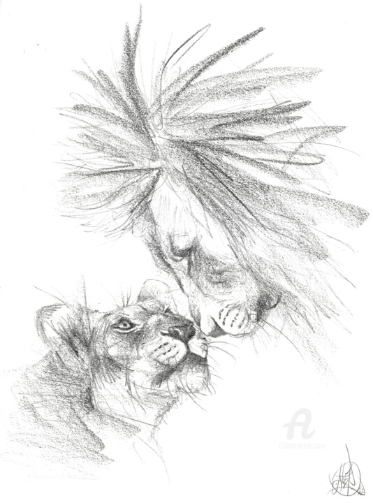 图画,  11.7x8.3 in 