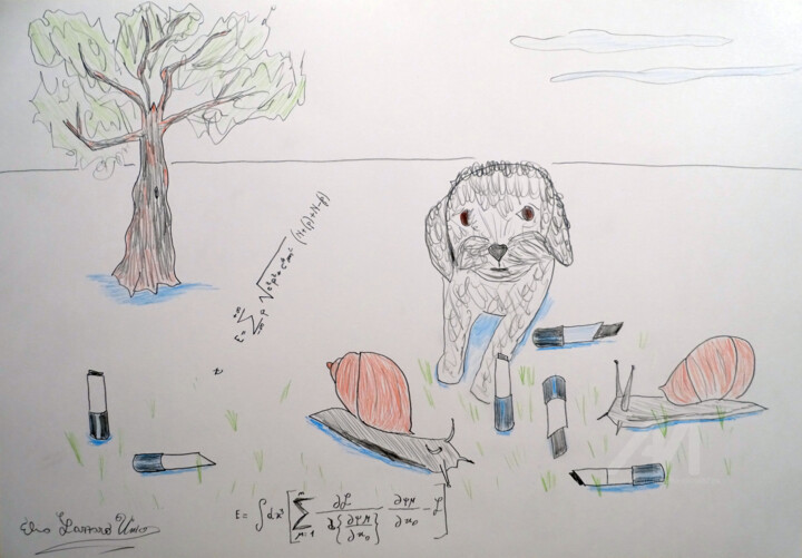 "Rossetti 2" başlıklı Resim Aurelio Nicolazzo tarafından, Orijinal sanat, Kalem