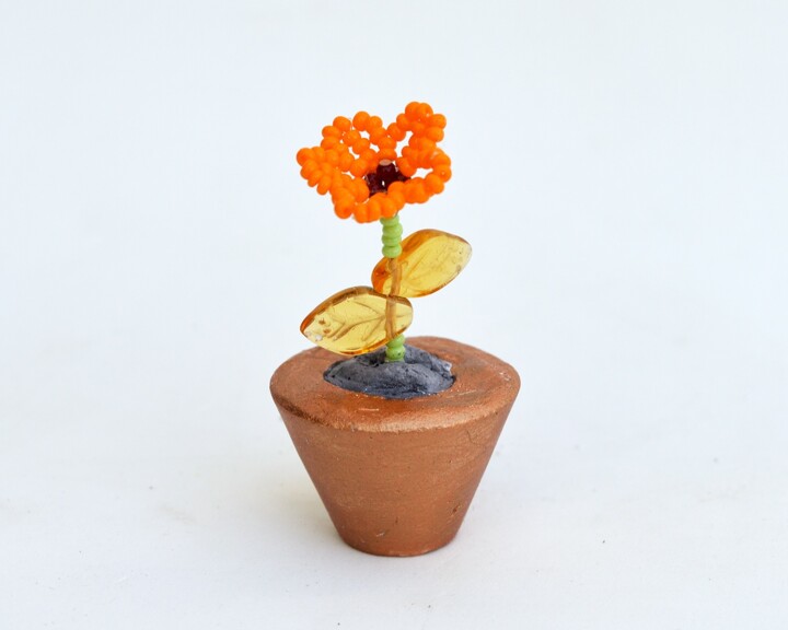Potted flower miniatures O199 设计