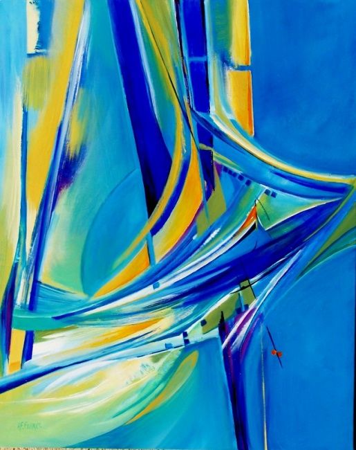 Peinture intitulée "comme un petit bouc…" par Anne-Frédérique Ferret, Œuvre d'art originale, Huile