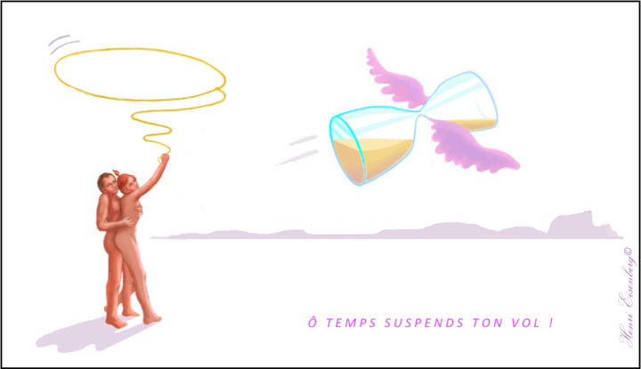Ô Temps suspends ton vol 数字艺术