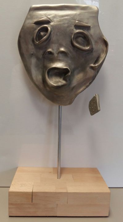雕塑,  18.5x7.9 in 