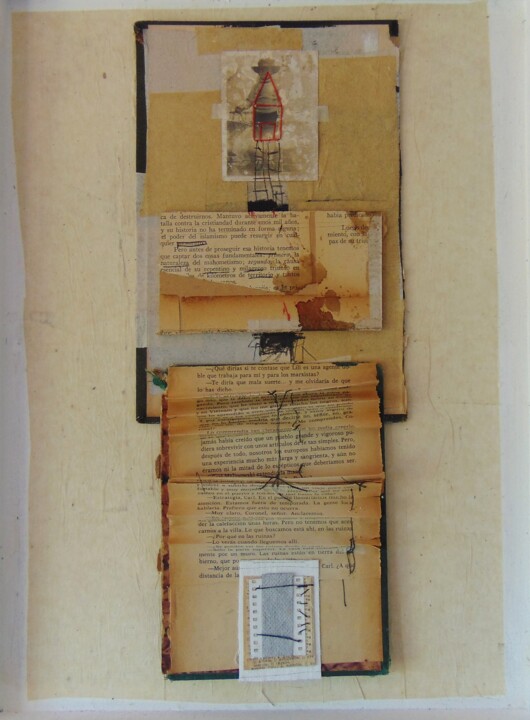 El libro fantasma Collages, 19.7x15.8 in