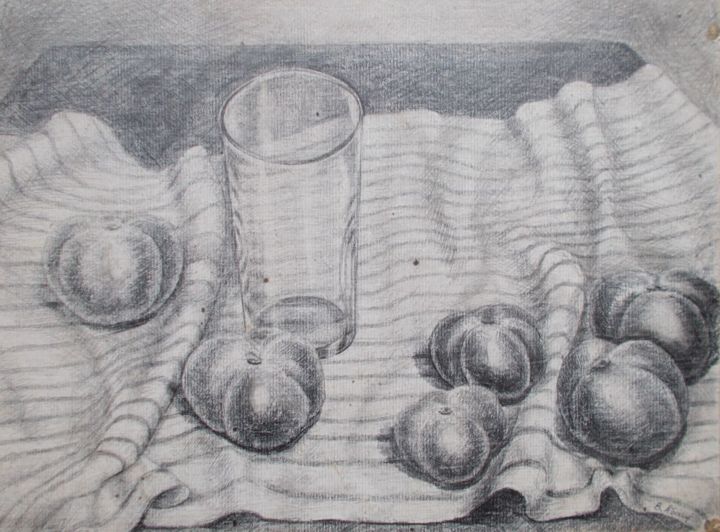 Still life with Tomatoes. Натюрморт с помидорами 图画, 11.8x15.8 in