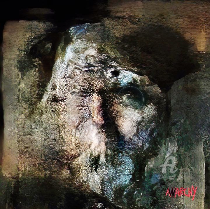 「BANKSY'S FATHER」というタイトルの絵画 Awarchyによって, オリジナルのアートワーク, マーカー
