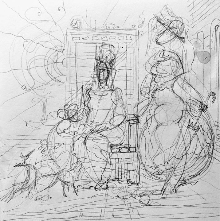 图画,  9.5x9.1 in 