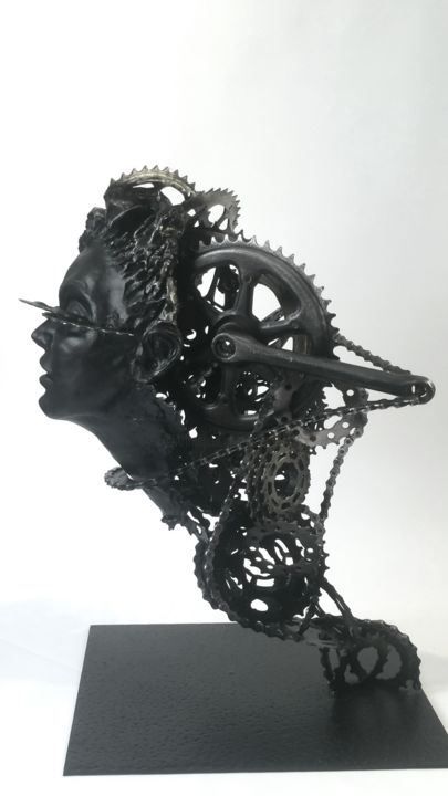 雕塑,  19.7x13 in 