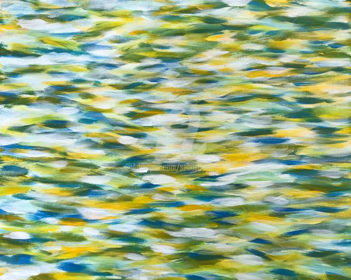 Painting titled "Licht blicke" by Sebastian Olivier Burckhardt, Original Artwork, Acrylic