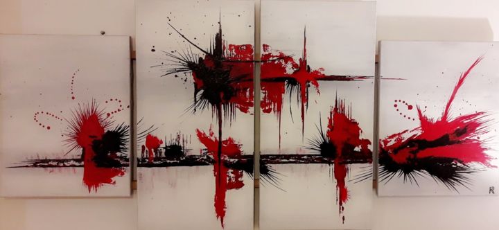 Painting titled "Ambition" by Karine Richard, Original Artwork, Acrylic