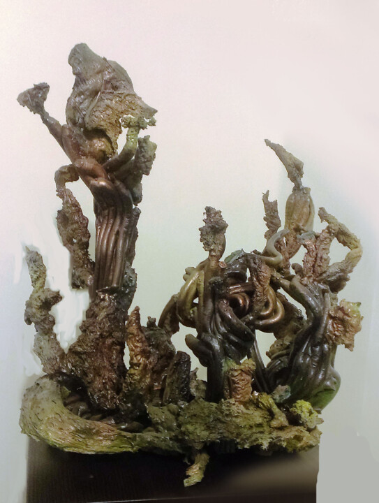 Ghost Dance 雕塑, 19.7x27.6 in