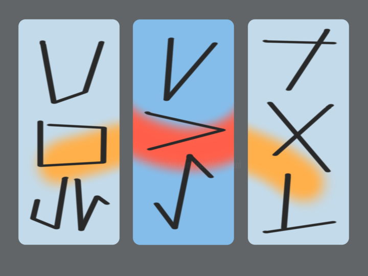 Digital Arts titled "Three Expressions O…" by Gerald Shepherd F.F.P.S., Original Artwork, Digital Painting