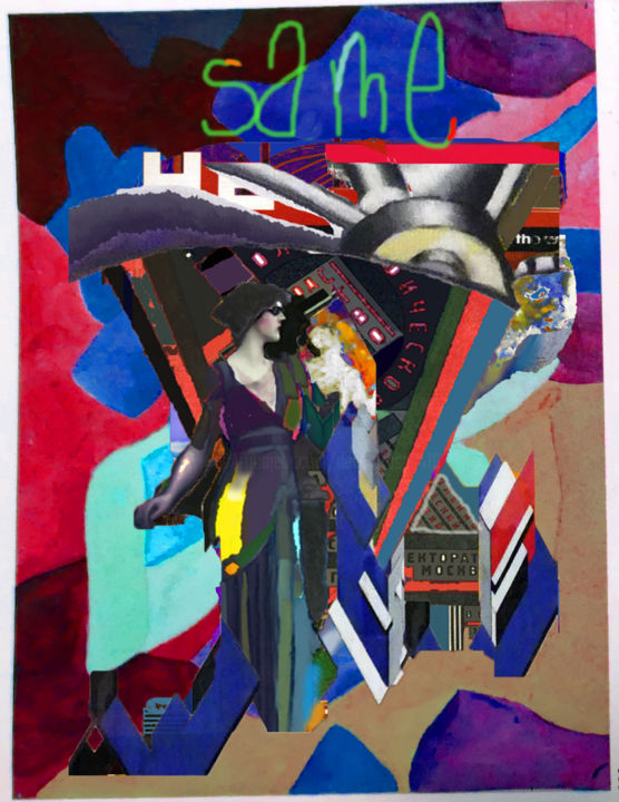 Digital Arts titled "The Myth of Underly…" by Devorah Rosen, Original Artwork, Digital Painting