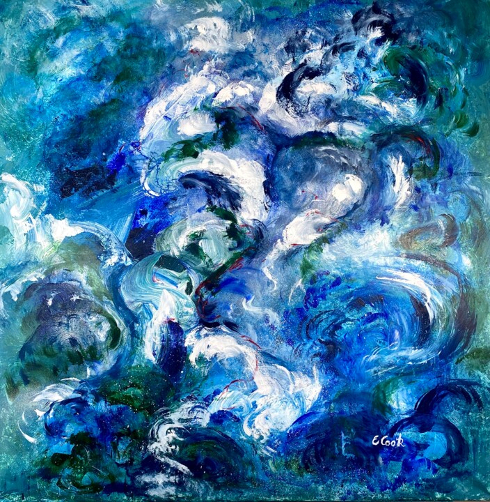 Painting titled "The Perennial Certa…" by Elisa Cook Benbassat Bassat, Original Artwork, Acrylic