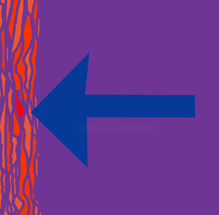 Digital Arts titled "Going Back" by Gerald Shepherd F.F.P.S., Original Artwork, Digital Painting