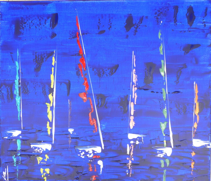 nocturne 150620 绘画, 23.6x27.6 in