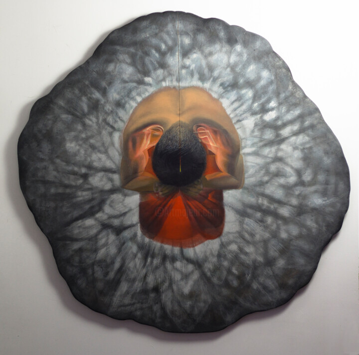绘画,  48x48 in 