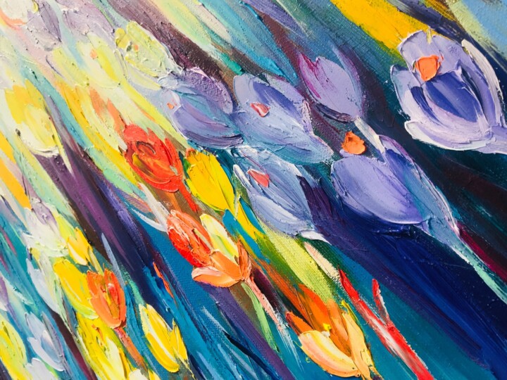 Artwork's surface or texture