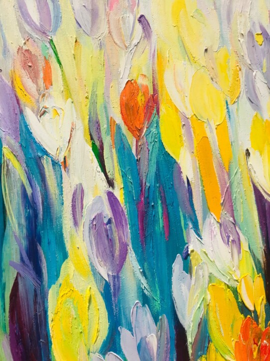 Artwork's surface or texture
