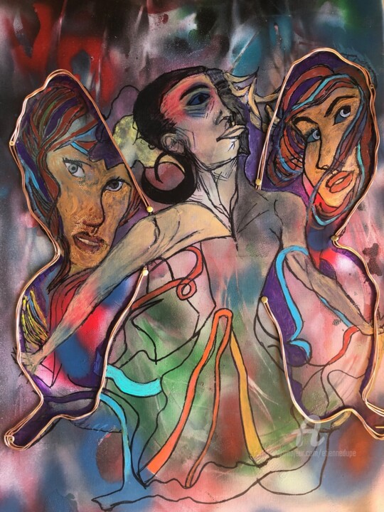 femme papillon