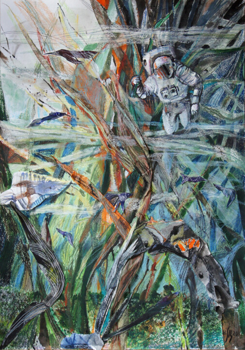 绘画,  24x16.5 in 