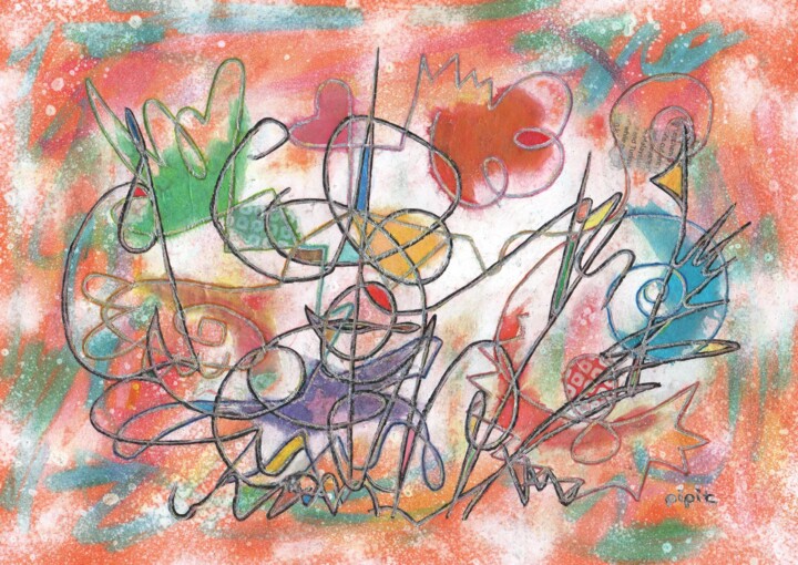 Fruitful 绘画, 8.3x11.7 in