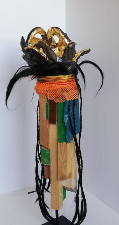 Sculpture titled "In case or" by Baptiste Vanweydeveldt, Original Artwork, Ceramics