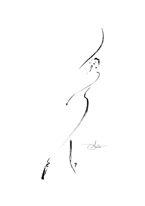 Le corps qui chante 图画, 11.4x8.3 in