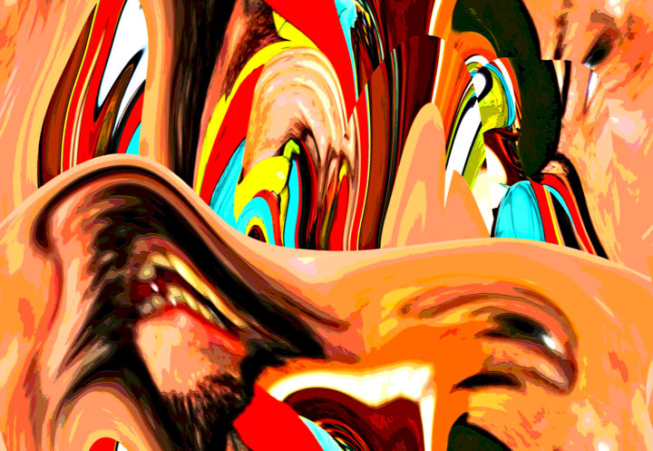 Fotografie getiteld "Because consciousne…" door Gerrit Cnossen, Origineel Kunstwerk, Digitale fotografie