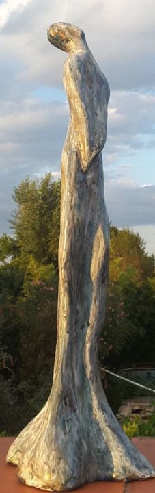 La Tête Ailleurs 雕塑, 25.6x7.9 in