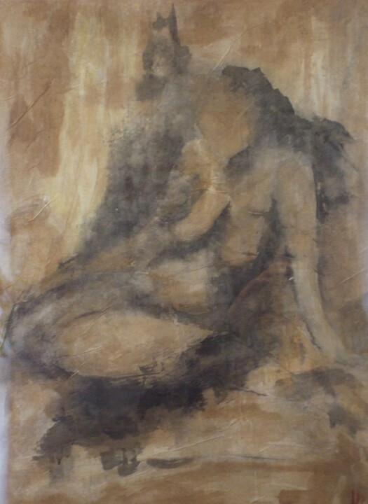 en pose Drawing, 19.7x15.8 in