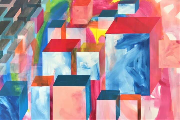 Painting titled "Remedy 2.0" by Atelier P, Original Artwork, Acrylic
