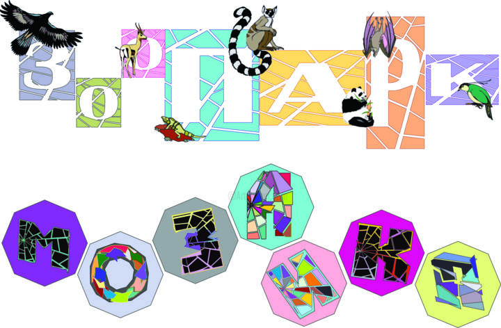 "Слово-образ" başlıklı Dijital Sanat Луна Сент (Луна) tarafından, Orijinal sanat, Dijital Resim