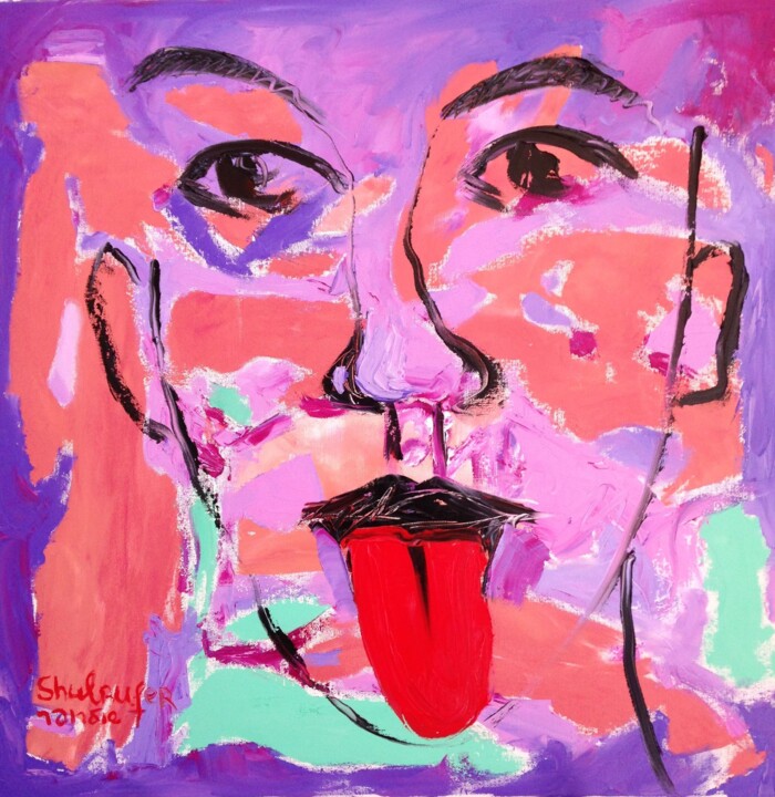 Painting titled "no title 3" by Janna Shulrufer, Original Artwork, Oil