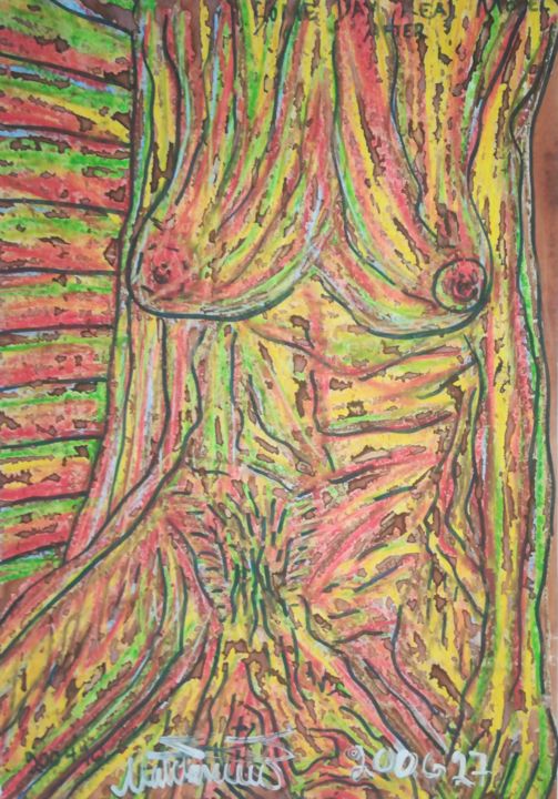 Drawing titled "Actually no name yet" by Pertti Matikainen, Original Artwork, Marker