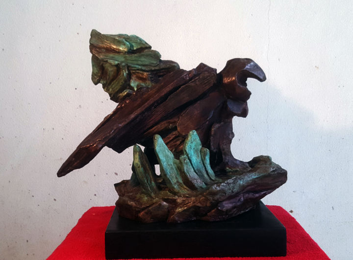 " 17 OCTOBRE 2019 " REVOLUTION 雕塑, 13.4x9.8 in