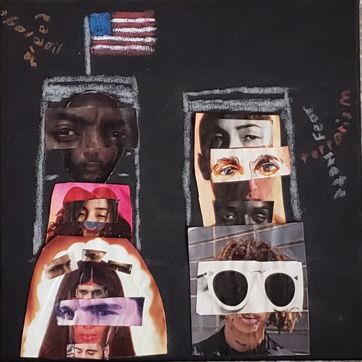 9/11: United Collages, 12x12 in