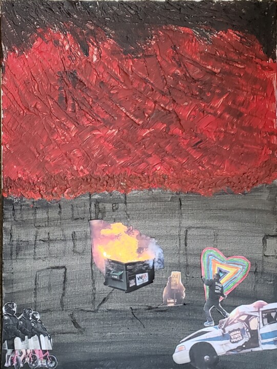 Adults Are Childlike 拼贴, 24x18 in