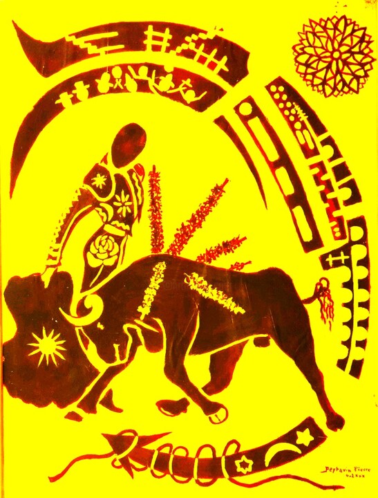AFFICHE CORRIDA 2 COULEURS