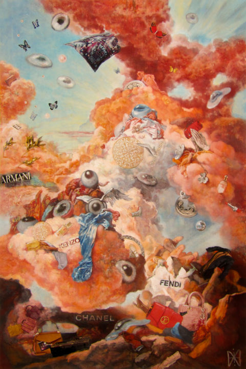 绘画,  35.4x23.6 in 