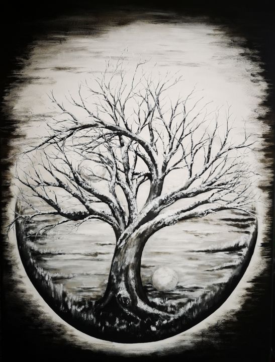 "Symboles 2" başlıklı Tablo Mina Saouti tarafından, Orijinal sanat, Akrilik