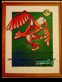 Painting titled "Chases' End" by Broken Vulture Art, Original Artwork, Oil