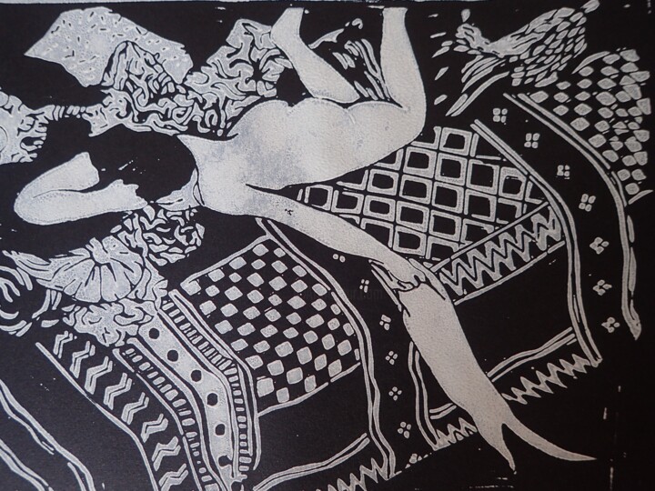 la paresse 印花与版画, 8.3x11.8 in